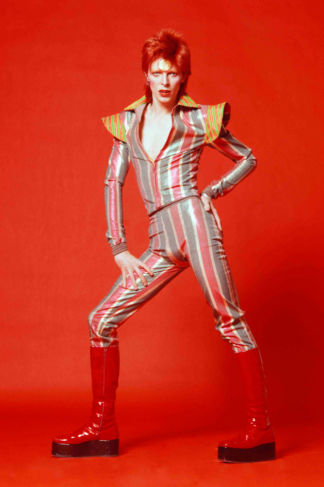 David Bowie em 1972. 