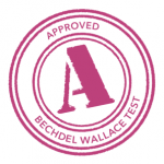 Selo "approved Bachdel Wallace Test"